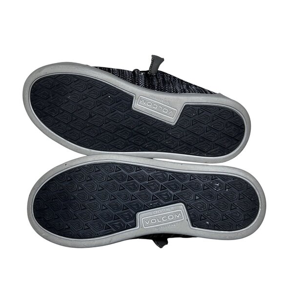 Volcom WOMEN 8W Black Cush Slipper Shoes Knit Slip-On Cushioned Sole VOLCOM-GRAY - Picture 4 of 6